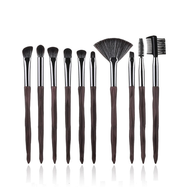 FLD 13/5 pcs Blue Makeup Brushes Set Face Eye Lip Eyeshadow Eyebrow Comb Eyelash Spoolies Foundation Powder Brush Tools Cosmetic