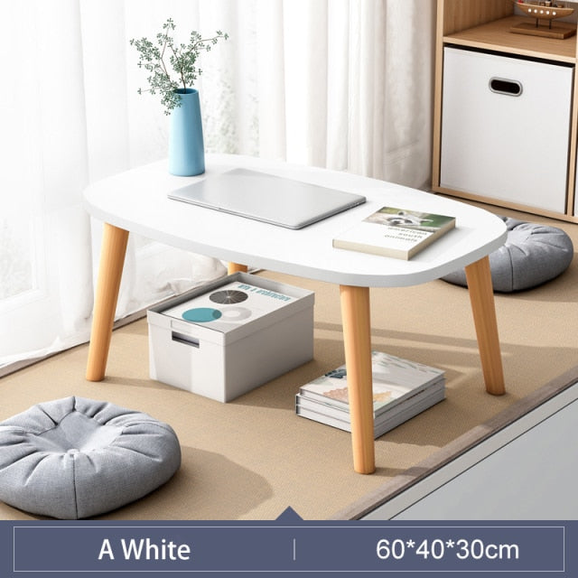 Creative Nordic Coffee Table Tea Table End Table For Office Home Magazine Shelf Small Desk Movable Bedroom Living Room Furniture