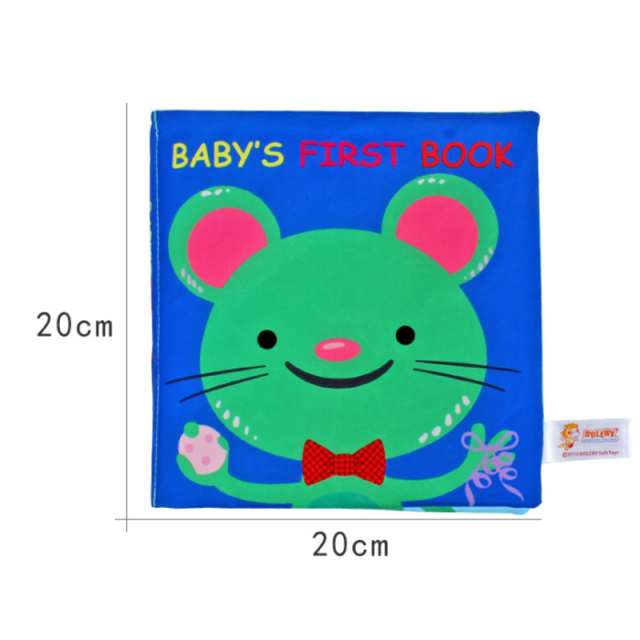 Baby Kids Fabric Books Early Learning Educational Cloth Book 0-12 Months Develop Cognize Animal Tails Reading Toy погремушки