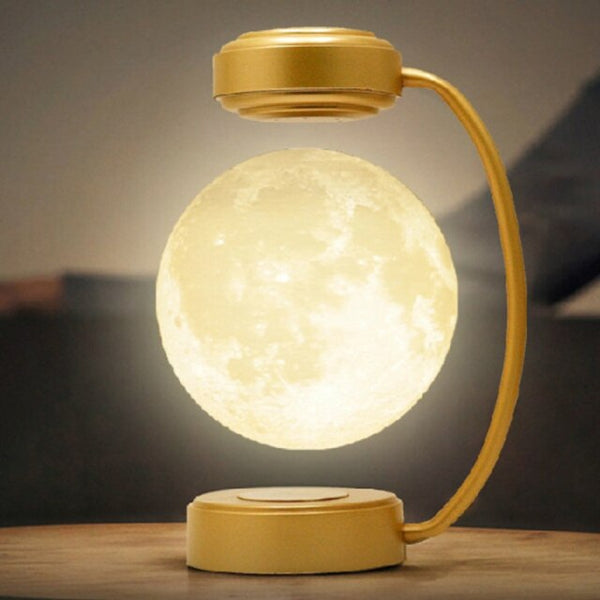 Magnetic Levitation Rotating Moon Lamp Home Accessories Night Light Floating Moon Lamp Luxury Bedroom Table Decoration Ornaments