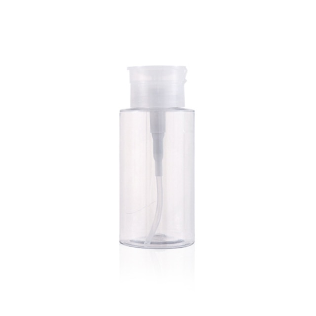 150/200/300ml Empty Press Pump Dispenser Refillable Makeup Bottles Nail Polish Remover Cleaner Container Manicure Makeup Tools